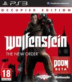 Wolfenstein the New Order Occupied Edition (ps3 tweedehands, Spelcomputers en Games, Ophalen of Verzenden, Zo goed als nieuw