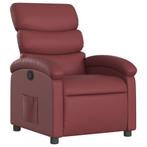 Luxe Relaxfauteuil Wijnrood - Tweedekansje - 35% Korting, Ophalen of Verzenden, Nieuw, 75 tot 100 cm, 50 tot 75 cm