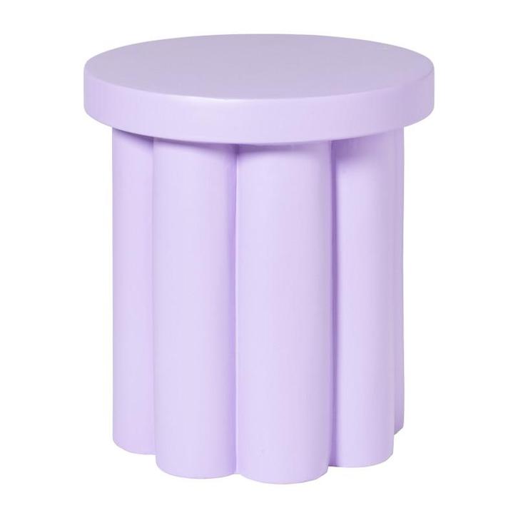Bijzettafel Malmo - lila - ø40x45 cm, Huis en Inrichting, Tafels | Bijzettafels, Verzenden