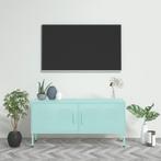 vidaXL Tv-meubel 105x35x50 cm staal mintkleurig, Huis en Inrichting, Kasten | Televisiemeubels, 100 tot 150 cm, Verzenden, Nieuw