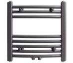 Handdoekenrek Radiator Gebogen | Retourdeal 42% Korting, Ophalen of Verzenden, Nieuw, Grijs, Handdoek