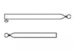 Campking Verandastang 22/19mm 120-200cm Basic, Caravans en Kamperen, Ophalen of Verzenden, Nieuw