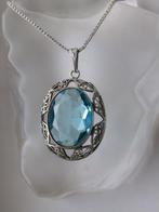 Zilver - Ketting met hanger - Art Deco