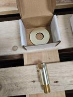 Saniclear Plus handdouche houder geborsteld messing mat, Ophalen of Verzenden, Nieuw, Douche