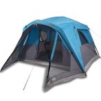 Luxe Gezinstent Blauw 6p | retourdeal | Compleet, Caravans en Kamperen, Tenten, Ophalen of Verzenden, Nieuw, Tot en met 6