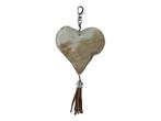 sleutelhanger hart bruin 10cm, Verzenden, Nieuw