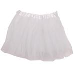 Tutu voor kinderen organza effen wit NIEUW, Ophalen of Verzenden, Nieuw, Meisje