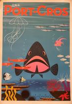 Monsieur Z - Affiche de Tourisme Port Cros - Le Mérou