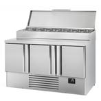 GGM Gastro | Mini voorbereiding koeltafel - 1460x700mm - met, Verzenden, Nieuw in verpakking