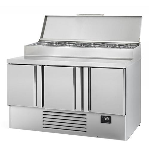 GGM Gastro | Mini voorbereiding koeltafel - 1460x700mm - met, Zakelijke goederen, Horeca | Meubilair en Inrichting, Nieuw in verpakking