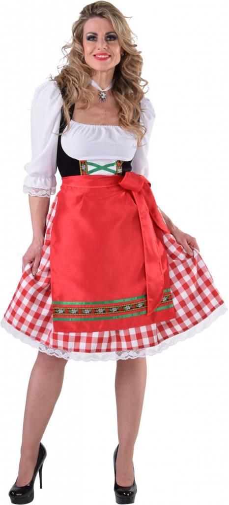 Tiroolse jurk met schort populair, Kleding | Dames, Carnavalskleding en Feestkleding, Nieuw, Ophalen of Verzenden