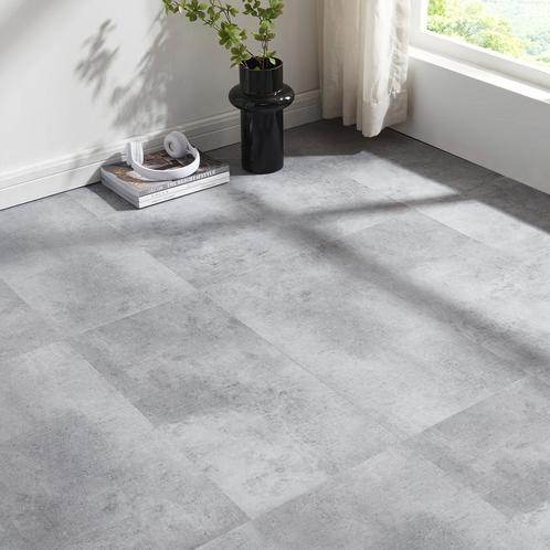 Vinylvloer Aldire SPC kliklaminaat betonkleurig grijs 22,326, Huis en Inrichting, Stoffering | Vloerbedekking, Nieuw, Verzenden