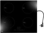 Ok - Inductie Kookplaat - Zwart, Witgoed en Apparatuur, Verzenden, Nieuw, Inductie, 4 kookzones