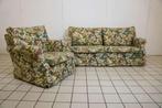 Gefloreerde Bank en Fauteuil Set, Huis en Inrichting, Banken | Bankstellen, Ophalen of Verzenden, Nieuw