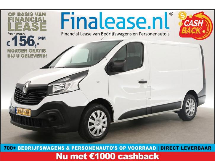 Renault Trafic 1.6 dCi T27 L1H1 Cruise Airco Navi 3 Pers PDC, Auto's, Bestelauto's, Lease, Handgeschakeld, Diesel, ABS, Boordcomputer