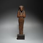 Oud-Egyptisch Hout Ushebti. Nieuwe Rijk, 18e - 19e Dynastie,, Verzamelen