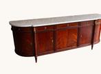 Dressoir - Carrara marmer - Mahonie met marmer