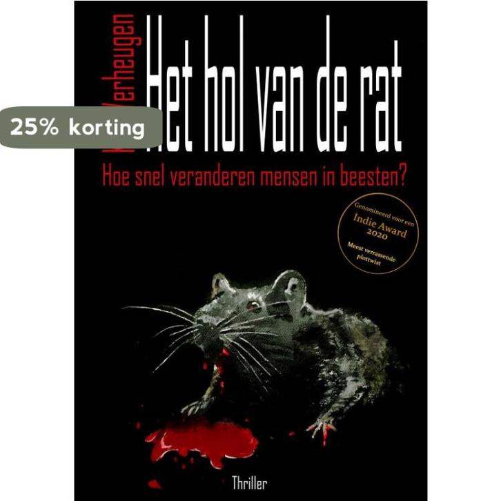 Het hol van de rat 9789464182491 Kim Verheugen, Boeken, Thrillers, Zo goed als nieuw, Verzenden