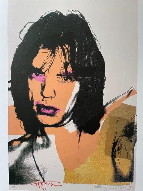 Andy Warhol - Mick Jagger, Antiek en Kunst, Kunst | Designobjecten