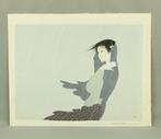 Original Woodblock Print - Shiu  (Thread-thin Rain) -