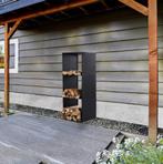 Houtopslag | Brandhoutrek | Houtrek | 40x28x120cm | Staal, Tuin en Terras, Verzenden
