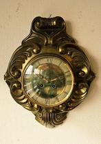 Wandklok - Brons, Messing, Glas - 1880-1920, Antiek en Kunst
