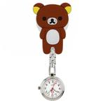 Fako® - Verpleegstershorloge - 3D Ketting - Beertje Bruin, Sieraden, Tassen en Uiterlijk, Horloges | Dames, Verzenden, Nieuw