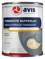 Avis timbercote blank 1 liter, hoogglans, Nieuw, Verzenden