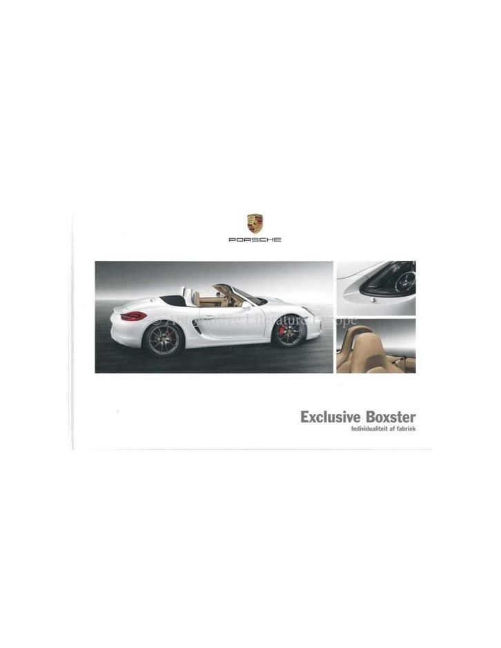 2013 PORSCHE EXCLUSIVE BOXSTER HARDCOVER BROCHURE, Boeken, Auto's | Folders en Tijdschriften, Porsche