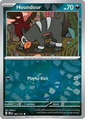 Houndour 062/131 Pokeball Prismatic Evolutions, Hobby en Vrije tijd, Verzamelkaartspellen | Pokémon, Losse kaart, Nieuw, Foil