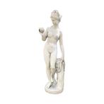 Venus met appel - stenen beeld - 114 cm - klassiek wit, Ophalen of Verzenden, Nieuw