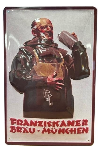 Franziskaner reclamebord, Verzamelen, Merken en Reclamevoorwerpen, Nieuw, Ophalen of Verzenden