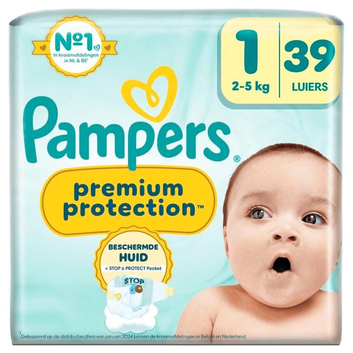 Pampers Premium Protection Maat 1 Luiers, Kinderen en Baby's, Overige Kinderen en Baby's, Nieuw, Verzenden
