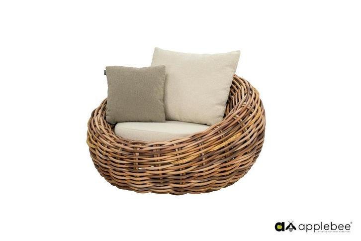 Apple Bee Cocoon loungestoel Bouclé * Sale * |, Tuin en Terras, Tuinsets en Loungesets, Ophalen of Verzenden