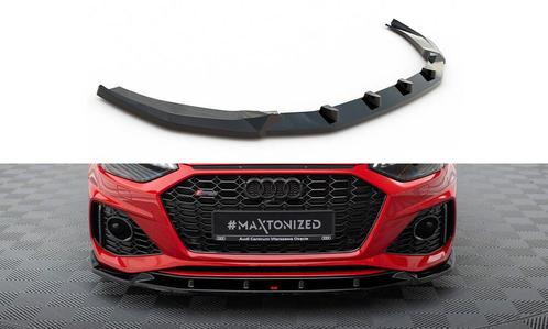 Voorspoiler V.2 Audi RS4 B9 FL Maxton Glans Zwart, Auto-onderdelen, Carrosserie en Plaatwerk, Ophalen of Verzenden