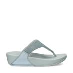 Fitflop Lulu Shimmer Lux slippers voor dames in het Blauw, Slippers, Nieuw, Fitflop, Verzenden