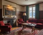École Romantique Allemande (c.1850) - Grindelwald - XL, Antiek en Kunst, Kunst | Schilderijen | Klassiek