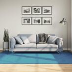 vidaXL Vloerkleed OVIEDO laagpolig 160x230 cm turquoise, Verzenden, Nieuw, Blauw