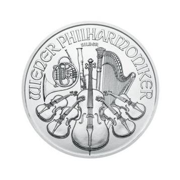 1 troy ounce zilveren Philharmoniker munt (goedkoop) beschikbaar voor biedingen