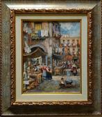 Salvatore Montella (1949) - Scena popolare (Napoli), Antiek en Kunst, Kunst | Schilderijen | Klassiek