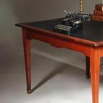 Hollandse 18e eeuwse werktafel Louis Seize ingelegd met wasd, Ophalen of Verzenden