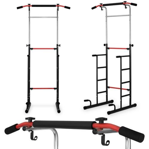 Pull-up bar met opbergruimte - Antislip handgrepen en voe..., Sport en Fitness, Fitnessapparatuur, Nieuw, Metaal, Overige typen