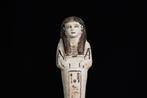 Oude Egypte, Nieuwe rijk faience ushabti voor Baka, 15,5 cm