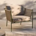 *WOONWINKEL* Kave Home Zivia Beige Fauteuil Voor Buiten, Tuin en Terras, Tuinsets en Loungesets, Verzenden, Nieuw, Kunststof