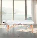 Massagetafel-set met 2 zones, 7,5cm matras en houten frame -, Verzenden, Nieuw