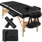 Massagetafel met 2 zones, vulling van 7,5 cm en houten frame, Sport en Fitness, Massageproducten, Nieuw, Verzenden