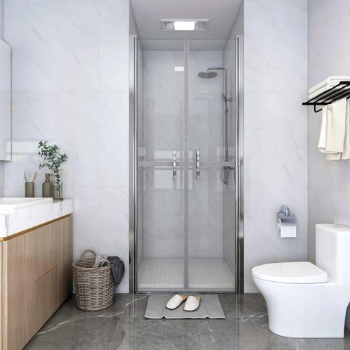 vidaXL Douchedeur 81x190 cm ESG transparant, Doe-het-zelf en Verbouw, Sanitair, Nieuw, Verzenden