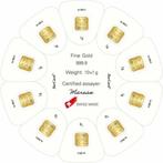 10 gram - Goud .999 - 10 x 1g Argor-Heraeus Gold Seed (New)