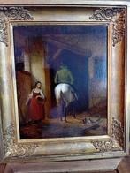 J. C. Valois (1804-1894) - In de Stal