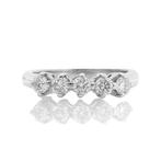 Ring - 18 karaat Witgoud - 0.40ct. tw. Diamant (Natuurlijk), Nieuw